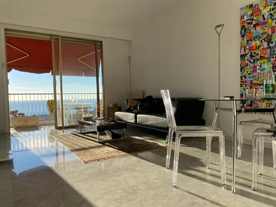 2-Room 60 M², Panoramic View, 2 Balconies, 50M Pool Cagnes-sur-Mer Exterior foto